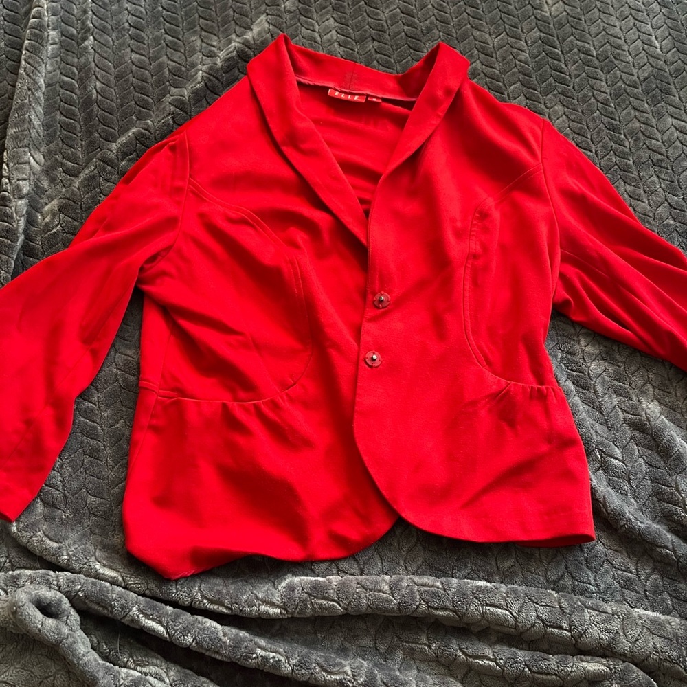 Elle Red Blazer